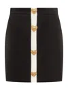Moschino Heart-motif Mini Skirt In Black