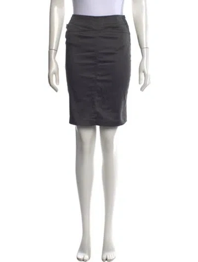 Pre-owned Moschino Mini Skirt In Grey