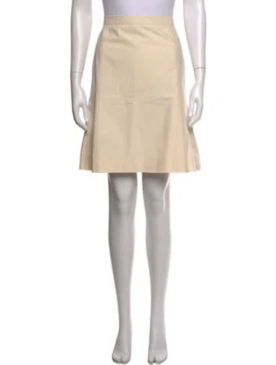 Pre-owned Moschino Mini Skirt In Neutrals