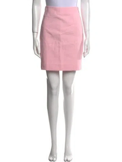 Pre-owned Moschino Mini Skirt In Pink