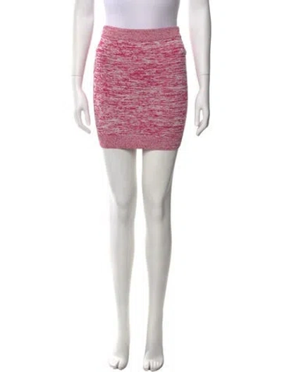 Pre-owned Moschino Mini Skirt In Pink