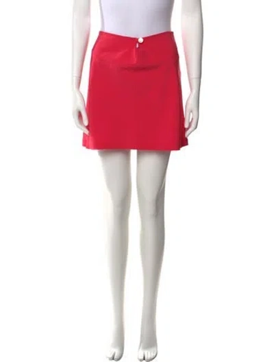 Pre-owned Moschino Mini Skirt In Pink