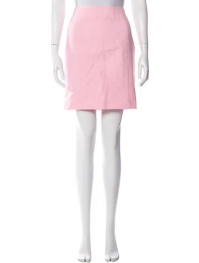 Pre-owned Moschino Mini Skirt In Pink