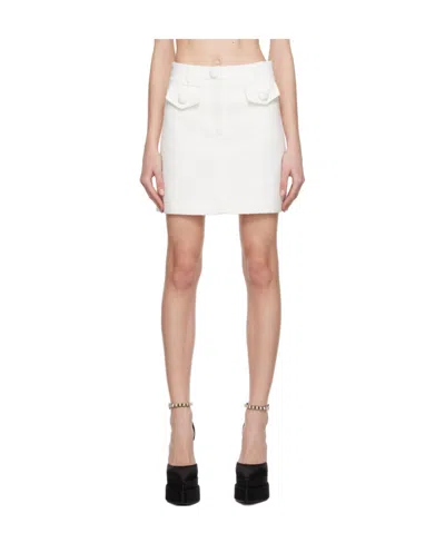 Moschino Mini Skirt In White