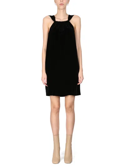 Moschino Mini Trapeze Dress In Black