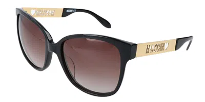 Moschino Mo80201 01 Women's Sunglasses Black Size 58