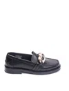 Moschino Chain Mocassin In Negro