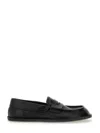 Moschino Desert Penny Strap Loafers In Black