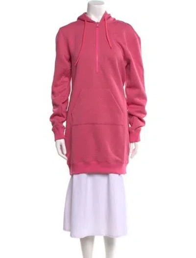 Pre-owned Moschino Mock Neck Long Sleeve Sweatshirt W/ Tags In Pink