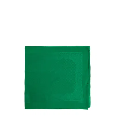 Moschino Letter Pattern Scarf In Green