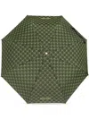 Moschino Monogram-pattern Umbrella In Green