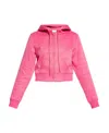 Moschino Monogram-print Hoodie In Pink