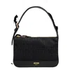 Moschino Monogrammed Shoulder Bag In Black