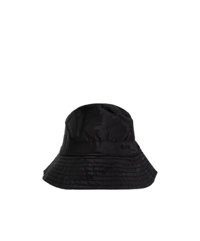 Moschino Monogram-pattern Bucket Hat In Black