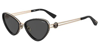 Moschino Mos095/s 807/ir Women's Sunglasses Gold Size 57 In Multi
