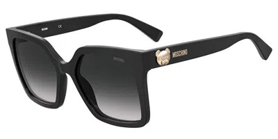Moschino Mos123/s 807/9o Women's Sunglasses Black Size 55