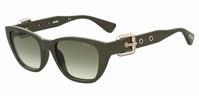 Moschino Mos130/s Tbo/9k Women's Sunglasses Green Size 55