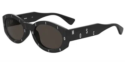 Moschino Mos141/s 807/ir Women's Sunglasses Black Size 55