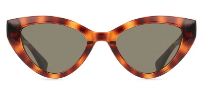 Moschino Mos142/s 05l/70 Women's Sunglasses Tortoiseshell Size 51 In Brown