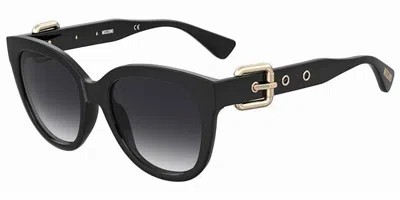 Moschino Mos143/s 807/9o Women's Sunglasses Black Size 54