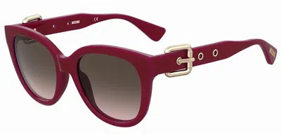 Moschino Mos143/s C9a/ha Women's Sunglasses Burgundy Size 54