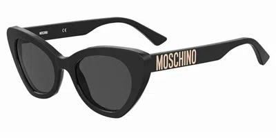 Moschino Mos147/s 807/ir Women's Sunglasses Black Size 51