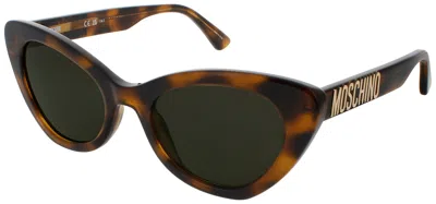 Moschino Mos147/s Sunglasses With Case, 51-20-140 In Yellow