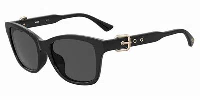 Moschino Mos149/f/s Asian Fit 807/ir Women's Sunglasses Black Size 55