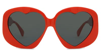 Moschino Mos152/s C9a/ir Women's Sunglasses Red Size 61