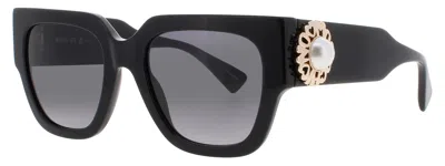 Moschino Mos153/s/us Sunglasses 52-20-140 Plastic, Case Included In Black