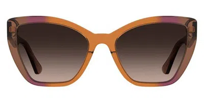 Moschino Mos155/s 12j/ff Women's Sunglasses Brown Size 55