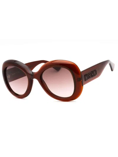 Moschino Mos162/s Oversized Sunglasses In 0807 9o - Black/grey Gradient