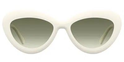 Moschino Mos163/s Szj/9k Women's Sunglasses White Size 55