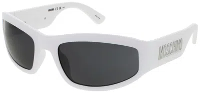 Moschino Mos164/s Men's Sunglasses, Plastic Frame, 60-21-130 In White