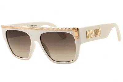Moschino Mos165/s 0szj Ha Ivory/brown Gradient In Neutral
