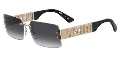 Moschino Mos169/s 2f7/9o Women's Sunglasses Gold Size 61 In Gold,grey
