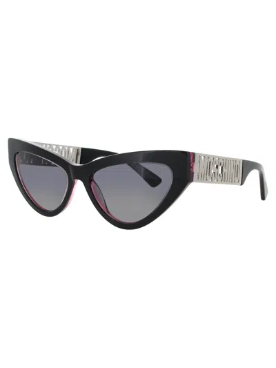 Moschino Mos170/s Sunglasses In Metal Grey - Dark Grey Gradient