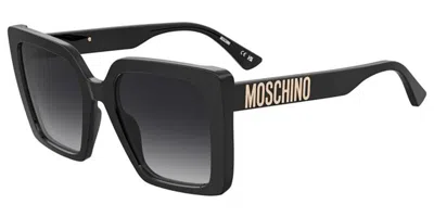 Moschino Mos172/s 807/9o Women's Sunglasses Black Size 54