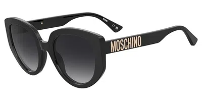 Moschino Mos173/s 807/9o Women's Sunglasses Black Size 53