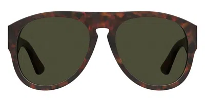 Moschino Mos176/s 086/qt Women's Sunglasses Tortoiseshell Size 58 In Brown