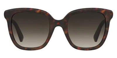 Moschino Mos178/s Epz/ha Women's Sunglasses Tortoiseshell Size 52 In Yellow Tortoise