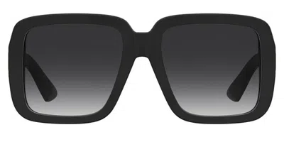 Moschino Mos180/s 807/9o Women's Sunglasses Black Size 55