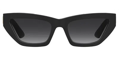 Moschino Mos182/s 807/9o Women's Sunglasses Black Size 55