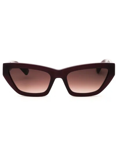 Moschino Mos182/s Sunglasses In Red  / Grey Gradient