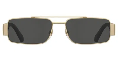 Moschino Mos184/s 000/ir Men's Sunglasses Gold Size 57