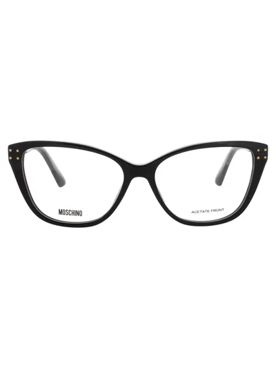 Moschino Mos583 Eyeglasses In Black - Demo
