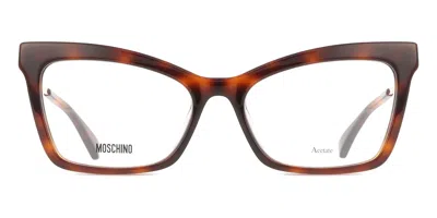 Moschino Mos602 Women's Glasses, Tortoiseshell, Size 53 In Brown