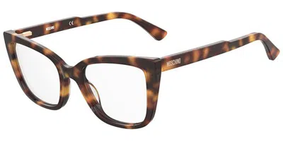 Moschino Mos603 Women's Glasses, Tortoiseshell, Size 52 In Brown
