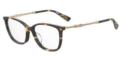 Moschino Mos616/f Asian Fit Women's Glasses, Tortoiseshell, Size 54 In Brown