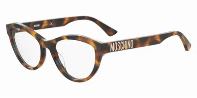 Moschino Mos623 Women's Glasses, Tortoiseshell, Size 52 In Brown